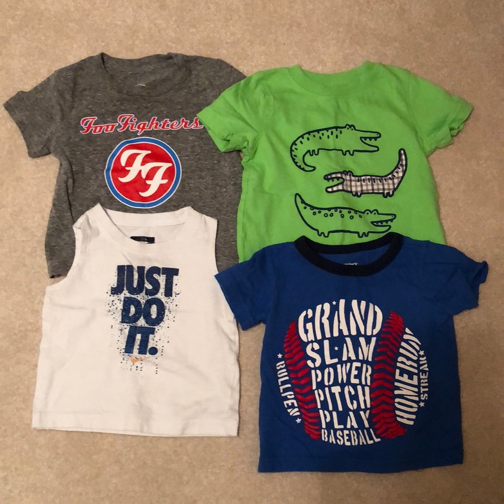BABY BOY—Lot of short sleeve and sleeves t-shirts